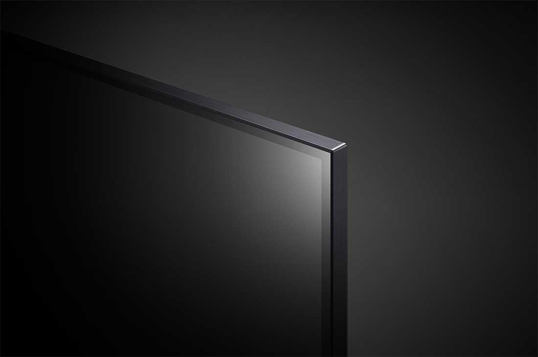 LG تلفزيون NanoCell 86 بوصة من مجموعة NANO90، بتصميم الشاشة السينمائية 4K بتقنية HDR ومنصة WebOS الذكية مع تقنية ThinQ AI, رؤية مقربة للوحة, 86NANO90VPA, thumbnail 8