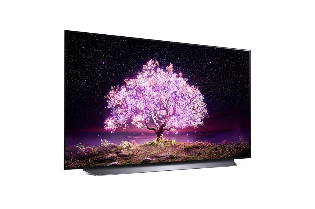 LG تلفزيون OLED مقاس 48 بوصة من مجموعة C1، بتصميم الشاشة السينمائية 4K وتقنية HDR السينمائية ومنصة WebOS الذكية وميزة تعتيم البكسل ThinQ AI, مظهر داخلي, OLED48C1PVB, thumbnail 8