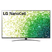 LG نلفزيون ال جي NanoCell مقاس 55 بوصة بدقة 4K, منظر أمامي لتلفزيون NanoCell من إل جي, 55NANO866PA, thumbnail 1