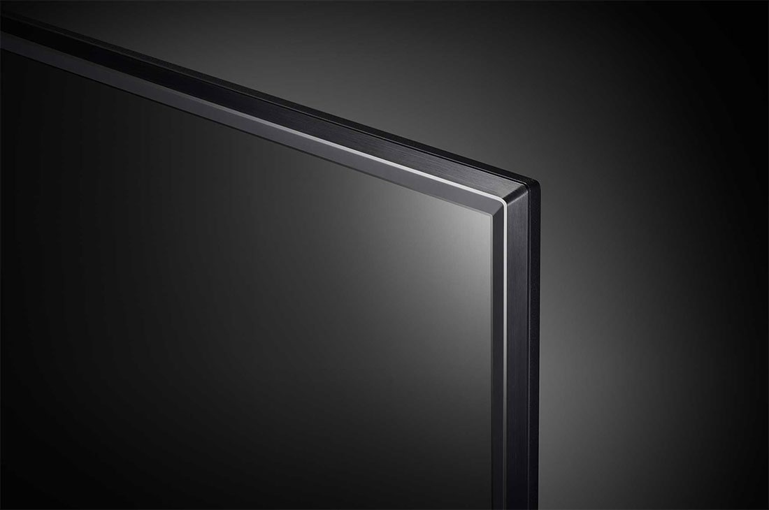 LG تلفزيون 4K UHD 66 بوصة من مجموعة UN71، تصميم الشاشة السينمائية 4K Active HDR WebOS Smart مع تقنية ThinQ AI, side panel closeup view, 60UN7100PVA, thumbnail 8