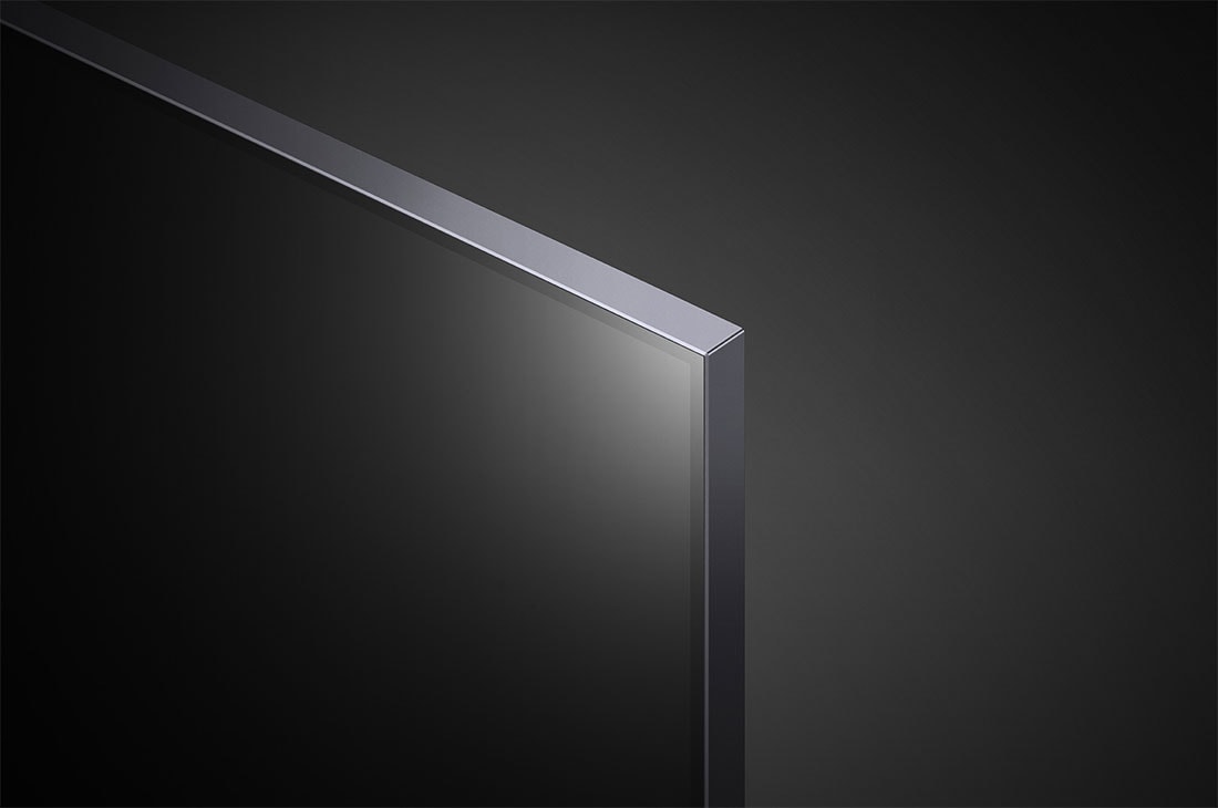 LG تلفزيون 65 بوصة من مجموعة QNED90، تصميم شاشة سينمائية 4K بتقنية HDR السينمائية ومنصة WebOS, مظهر عن قرب للوحة, 65QNED90VPA, thumbnail 8