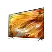 LG تلفزيون QNED 75 بوصة من مجموعة QNED90، تصميم شاشة سينمائية 4K بتقنية HDR السينمائية ومنصة WebOS الذكية وميزة تقنية ThinQ AI Mini LED, مظهر جانبي + 30 درجة مع ملء الصورة, 75QNED90VPA, thumbnail 5