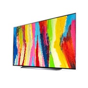 LG تلفزيون C2 بحجم 83 بوصة من LG , مظهر يوضح شاشة العرض الواسعة, OLED83C26LA, thumbnail 3