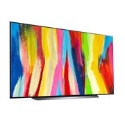 LG تلفزيون C2 بحجم 83 بوصة من LG , مظهر يوضح شاشة عرض واسعة, OLED83C26LA, thumbnail 6