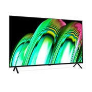 LG تلفزيون ال جي OLED مقاس 65 بوصة من مجموععة A2 مع 4K HDR ونظام التشغيل webOS22 ومزودة بتقنية ThinQ AI., منظر يوضح شاشة عرض واسعة, OLED65A26LA, thumbnail 6