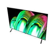 LG تلفزيون ال جي OLED مقاس 65 بوصة من مجموععة A2 مع 4K HDR ونظام التشغيل webOS22 ومزودة بتقنية ThinQ AI., منظر بزاوية من الجانب العلوي, OLED65A26LA, thumbnail 9