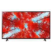 LG تلفزيون ال جي UHD مقاس 86 بوصة من سلسلة UQ90 مع 4K HDR ونظام التشغيل webOS22 ومزودة بتقنية ThinQ AI., منظر أمامي مع صورة بملء الشاشة, 86UQ90006LC, thumbnail 2