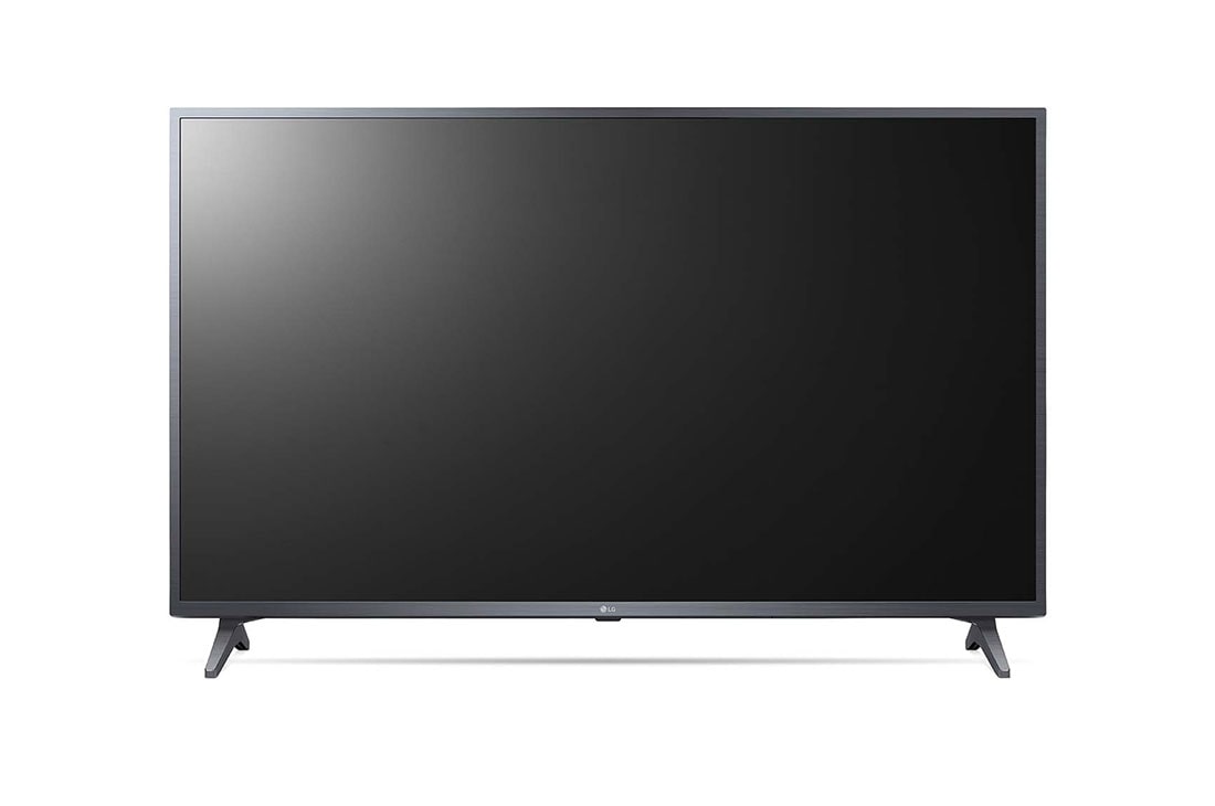 LG إل جي UHD 4K تلفاز ذكي 65 بوصة السلسة 75, معالج ألفا 5 الجيل الخامس, HDR10, HGiG., منظر أمامي مع صورة بملء الشاشة, 65UQ75006LG, thumbnail 2