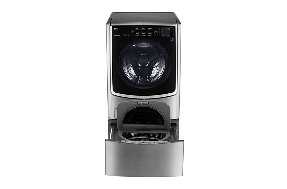 LG إل جي ™TWINWash، غسالة ومجففة، 24.5/12 كجم، محرك الدفع المباشر 6 حركات، تقنية ™TrueSteam، تقنية ThinQ, FH0C9CDHK72_F70E1UDNK12, thumbnail 2