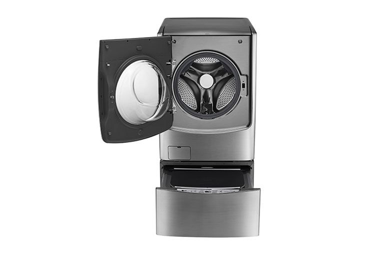 LG إل جي ™TWINWash، غسالة ومجففة، 24.5/12 كجم، محرك الدفع المباشر 6 حركات، تقنية ™TrueSteam، تقنية ThinQ, FH0C9CDHK72_F70E1UDNK12, thumbnail 4