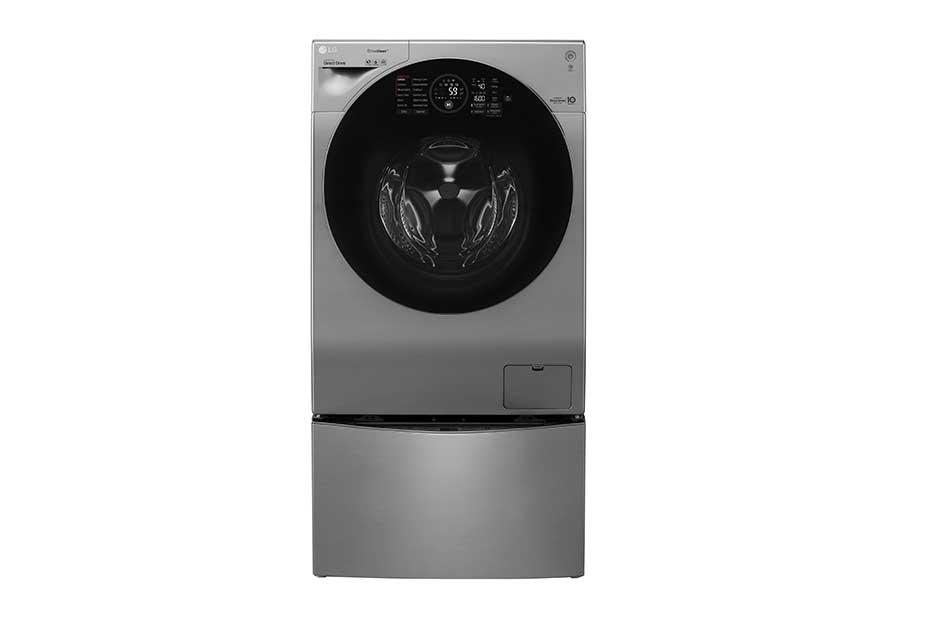 LG  إل جي ™TWINWash ، غسالة12كغم، محرك الدفع المباشر 6 حركات، تقنية ™TrueSteam، تقنية ThinQ, FH4G1JCSP6_F8K5XNK4