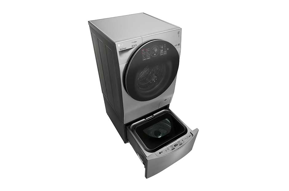 LG  إل جي ™TWINWash ، غسالة12كغم، محرك الدفع المباشر 6 حركات، تقنية ™TrueSteam، تقنية ThinQ, FH4G1JCSP6_F8K5XNK4, thumbnail 7