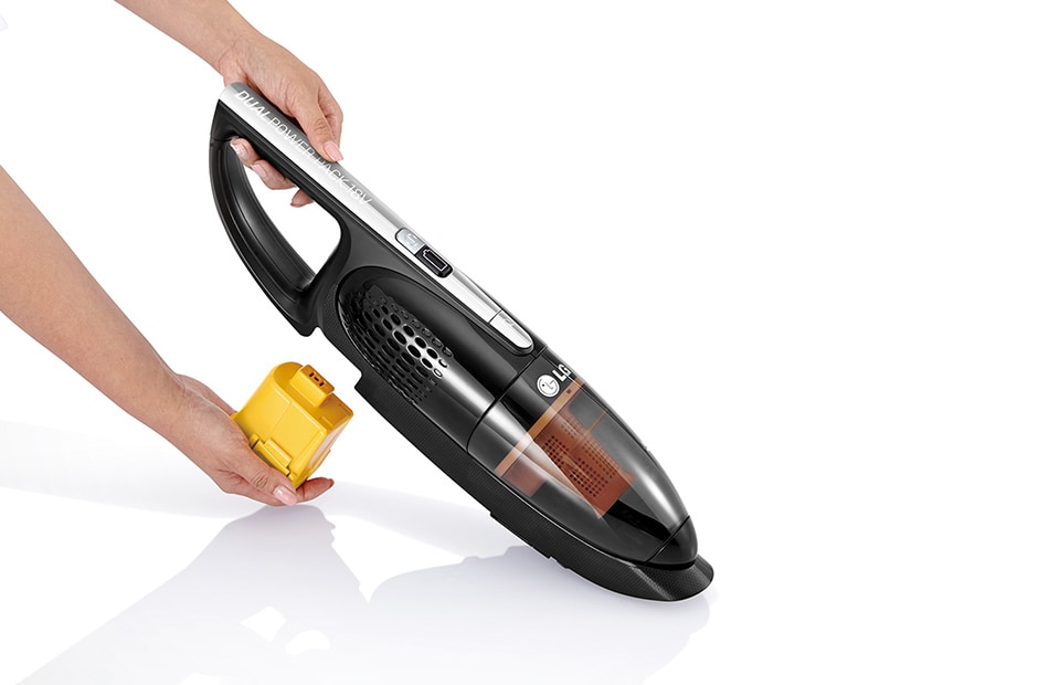 LG مكنسة كهربائية لا سلكية، مع موتور ذكيّ 2×1 ذي عصا تحويل, VS8404SCW, thumbnail 4