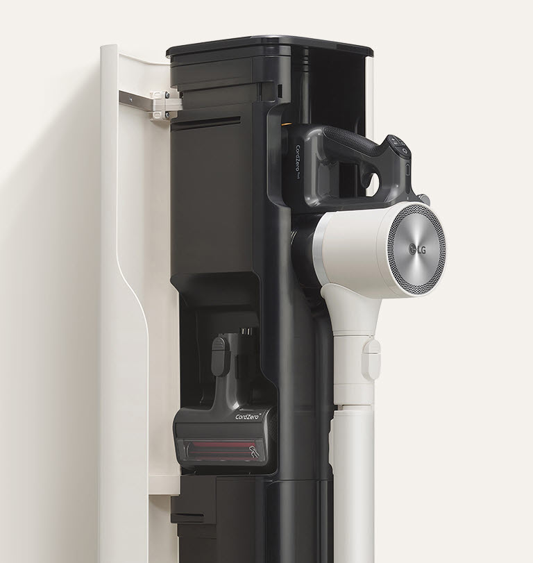 صورة توضح مساحة التخزين اليسرى.