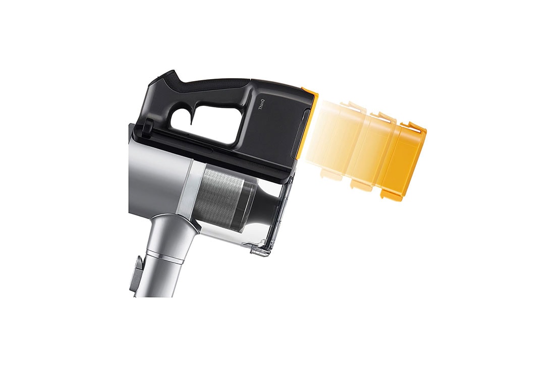 LG المكنسة الكهربائية CordZero™ A9K-SOLO ذاتية التفريغ, تنظيف أسهل للأسطح, شفط قوي, BatterySide, A9K-SOLO, thumbnail 8