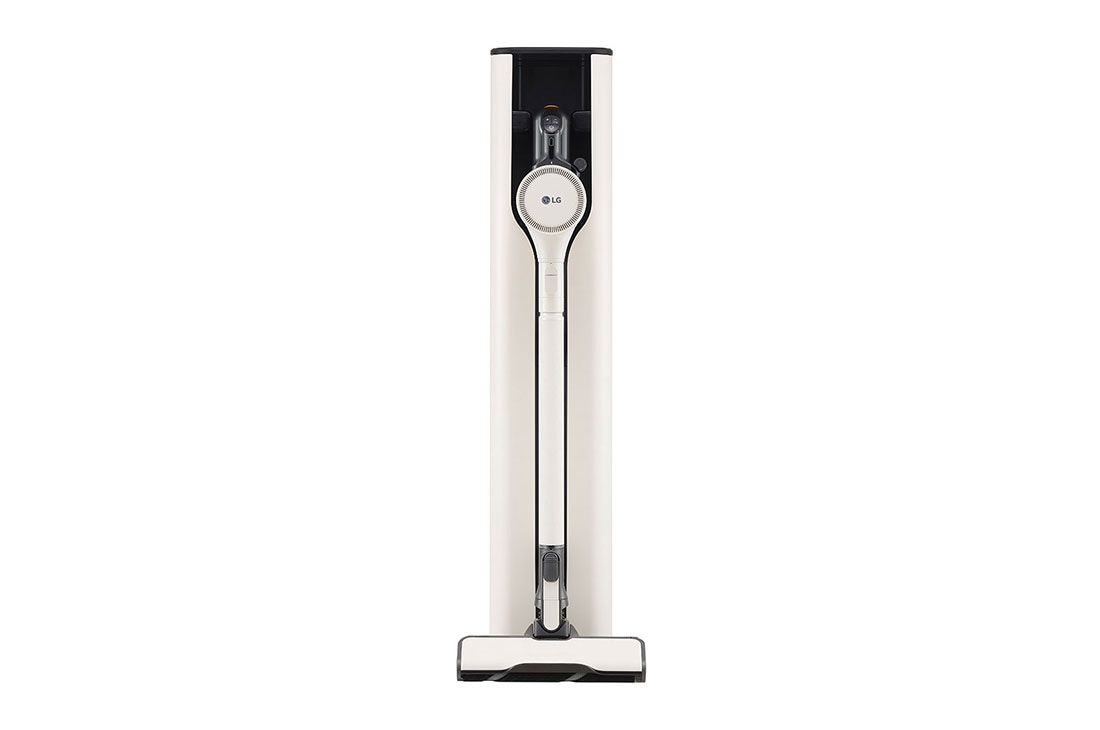 LG المكنسة الكهربائية A9T-LITE ,مكنسة وممسحة معا, تفريغ تلقائي للغبار, تصميم خفيف ونحيف, Front view, A9T-LITE