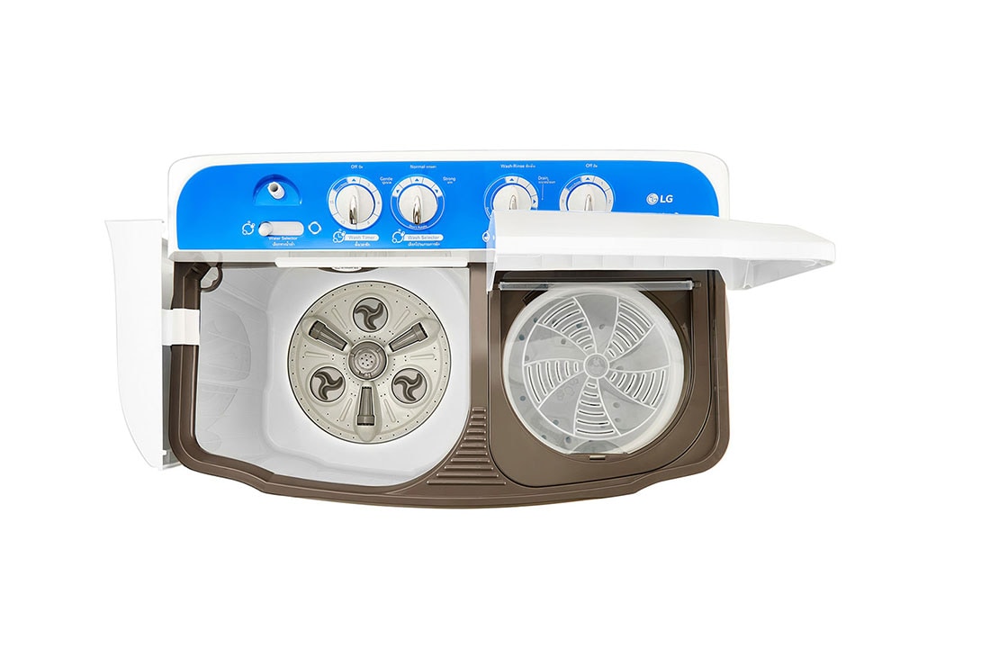 LG غسالة ذات حوض مزدوج 7 كجم، 3 برامج للغسيل بخاخ دوار, P900RONL, thumbnail 4
