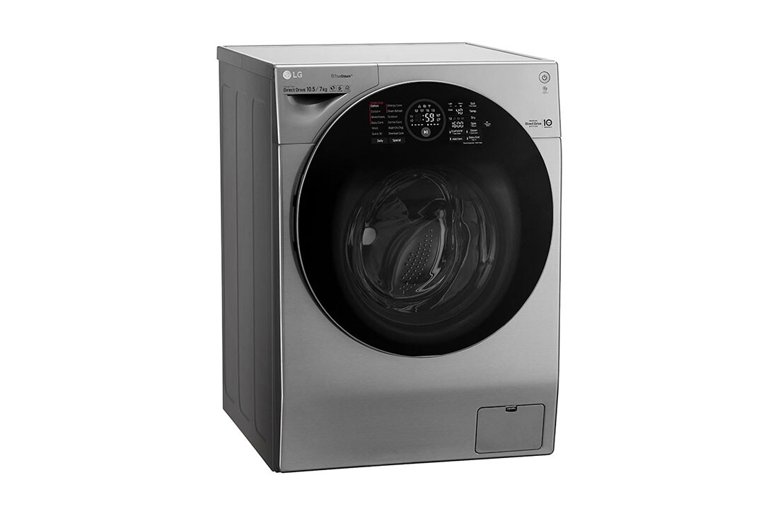 LG  غسالة ومجففة، 7/10 كجم، محرك الدفع المباشر 6 حركات، إمكانية إضافة قطع الغسيل، TrueSteam™، ThinQ, FH4G1JCHP6N, thumbnail 10
