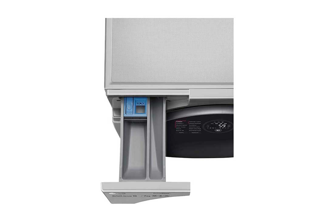 LG  غسالة ومجففة، 7/10 كجم، محرك الدفع المباشر 6 حركات، إمكانية إضافة قطع الغسيل، TrueSteam™، ThinQ, FH4G1JCHP6N, thumbnail 6