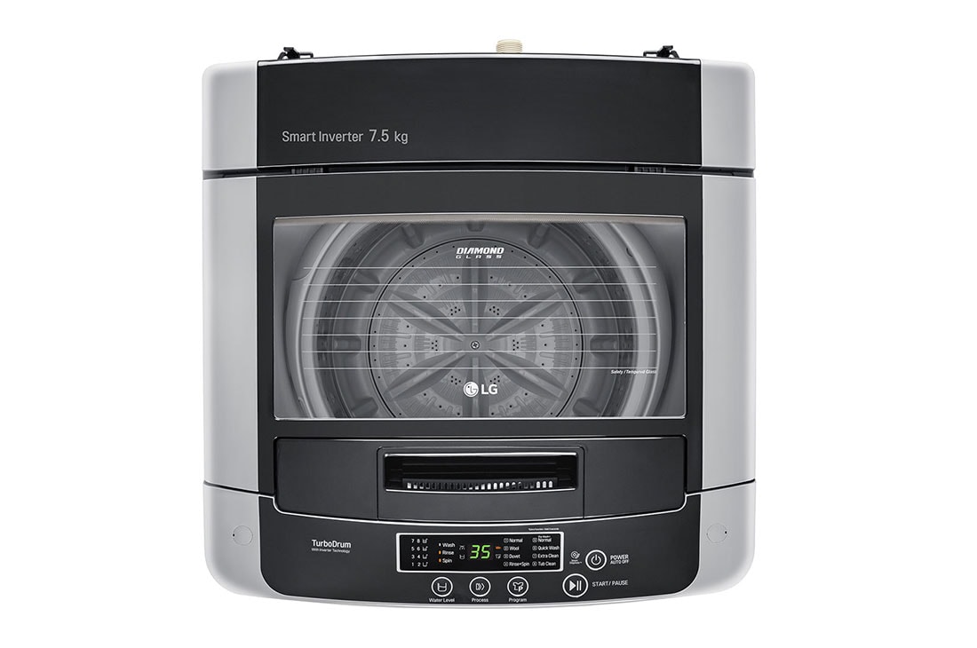 LG غسالة تحميل علوي 7.5 كغم عاكس ذكي، TurboDrum إل جي, LG غسالات T9585NDKVH 3, T9585NDKVH, thumbnail 3