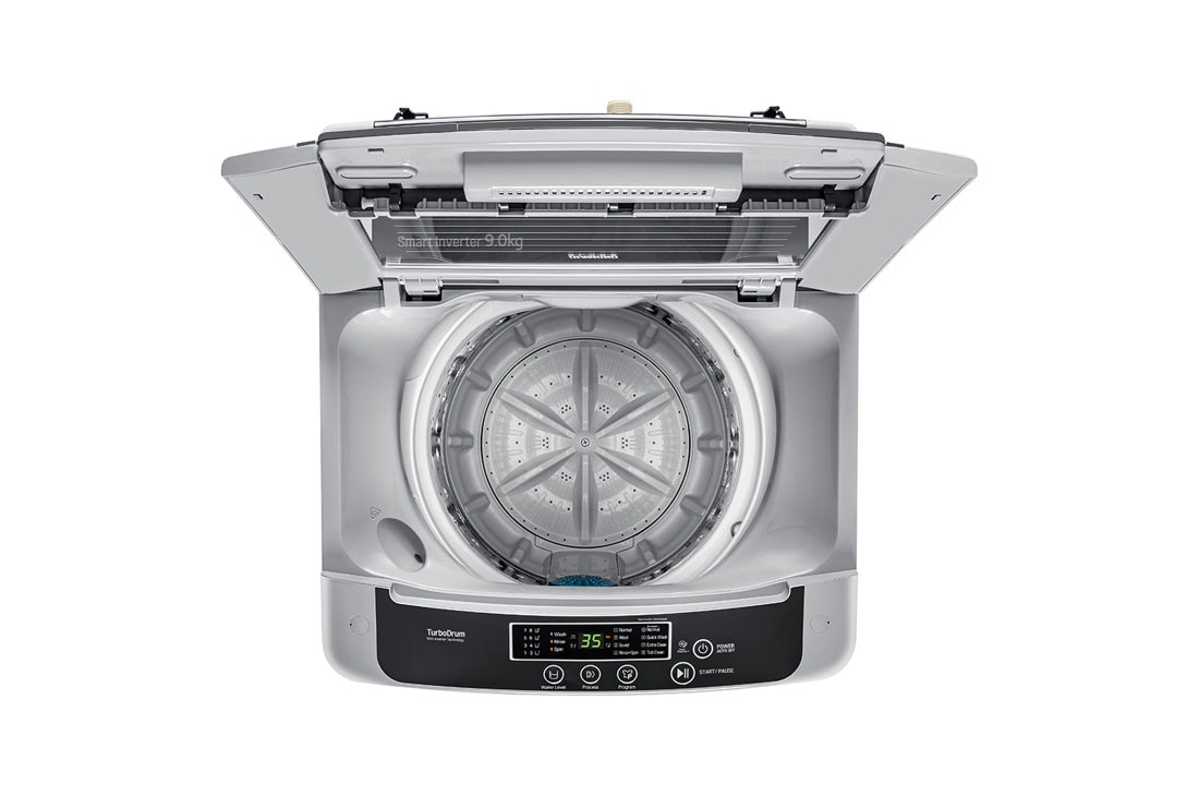 LG غسالة تحميل علوي 9 كغم عاكس ذكي، TurboDrum من إل جي, T9085NDKVH, thumbnail 4