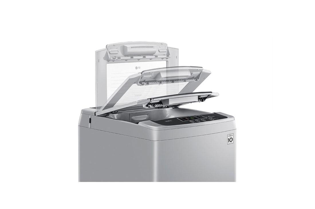 LG غسالة تحميل علوي 9 كغم عاكس ذكي، TurboDrum من إل جي, T9085NDKVH, thumbnail 5