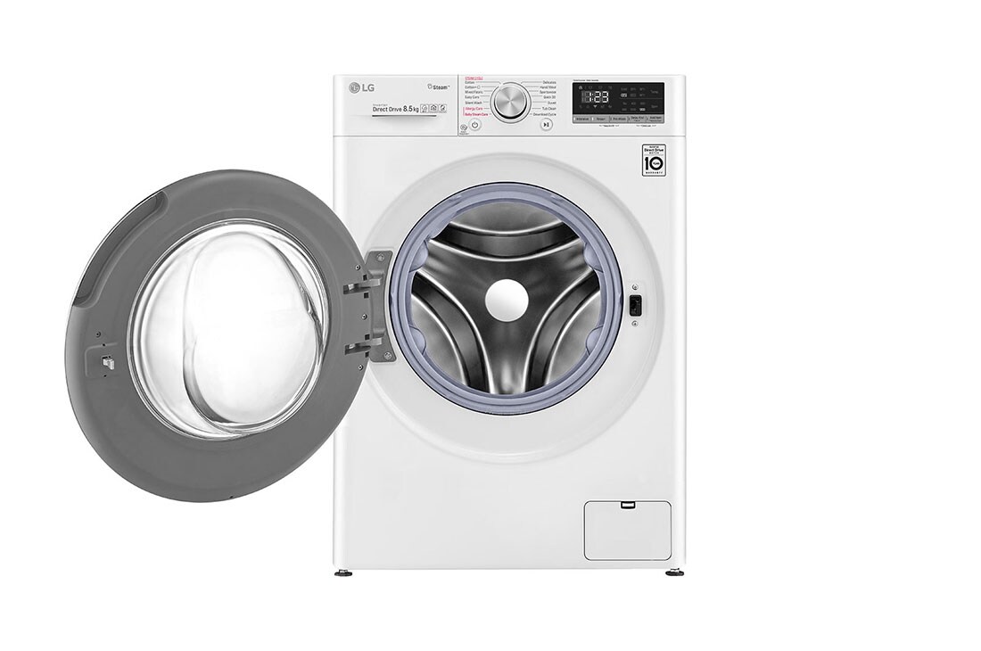 LG غسالة سعة 8.5 كجم، محرك الدفع المباشر، سعة أكبر, F2V5GYP0W, thumbnail 2