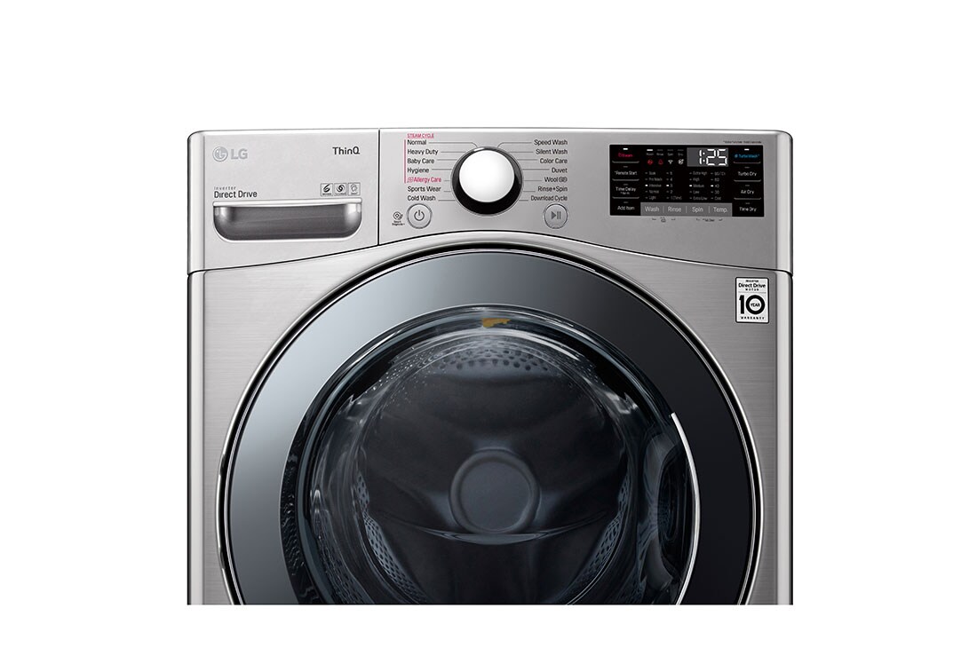 LG غسالة ومجففة إل جي TWINWash، حجم 21.5 / 10 كجم, F18L2CRV2T2_F8K5XNK4, thumbnail 6