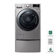 LG غسالة ومجففة إل جي TWINWash، حجم 21.5 / 10 كجم, F18L2CRV2T2_F8K5XNK4, thumbnail 1