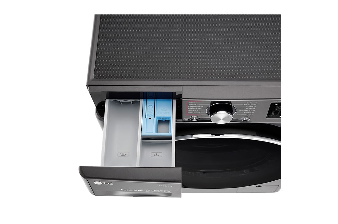 LG غسالة ومجففة إل جي Vivace سعة 10/7 كجم، سعة أكبر, غسالة ومجففة 10/7 كجم، سعة أكبر، تقنية AI DD، تقنية البخار، تقنية ThinQ, F4V9RCP2E, thumbnail 8