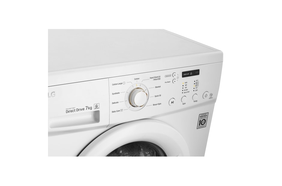 LG غسالة التحميل الامامي 7 كغ, F10C3QDP2, thumbnail 10