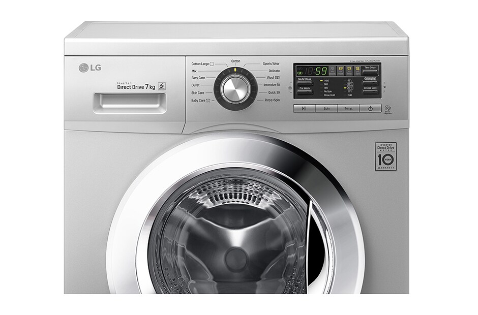 LG غسالة التحميل الامامي 7 كغ, F1496ADP23, thumbnail 9