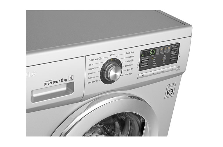 LG غسالة التحميل الامامي 8 كغ, F1496ADP24, thumbnail 9