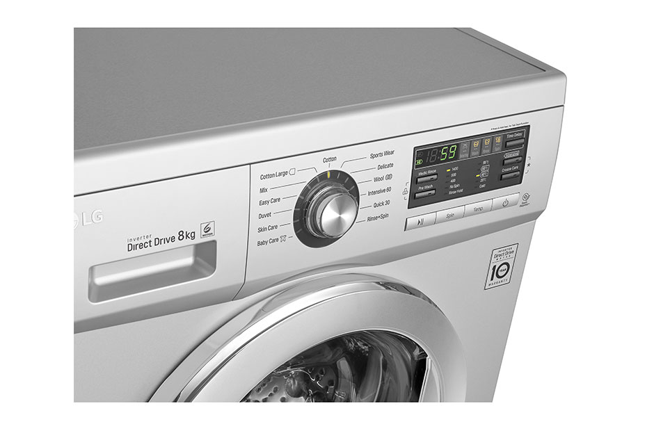 LG غسالة التحميل الامامي 8 كغ*, F1496TDT24, thumbnail 9