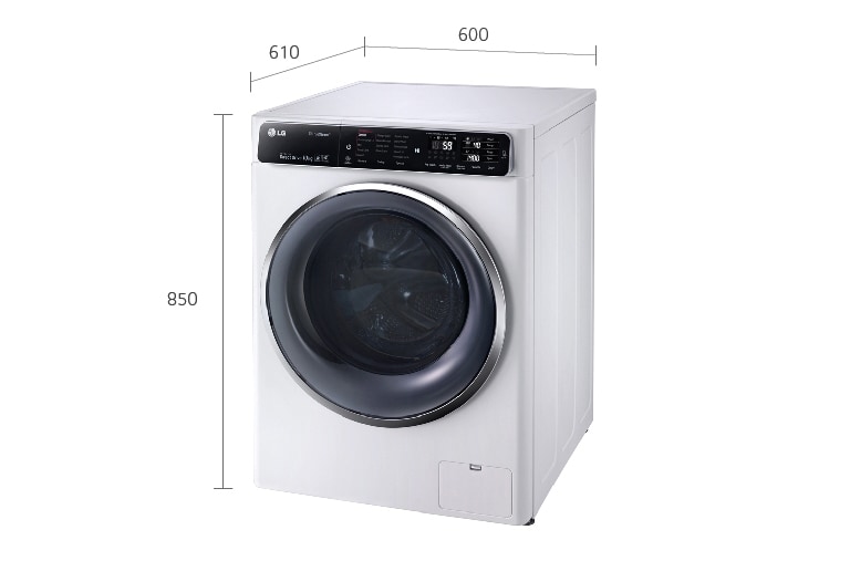 LG غسيل سريع ونظيف مع تقنية الغسيل السريع TurboWash™ من LG, FH4U1JBSK2, thumbnail 11