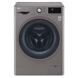 غسالة تحميل أمامي 8 كجم، محرك الدفع المباشر 6 حركات، إمكانية إضافة قطع الغسيل، ™Smart Diagnosis2