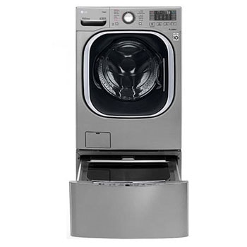  إل جي ™TWINWash ، غسالة ومجففة، 23.5/11 كجم، محرك الدفع المباشر 6 حركات، تقنية ™TrueSteam، تقنية ThinQ1