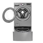 LG إل جي ™TWINWash ، غسالة ومجففة 21.5/10 كجم، محرك الدفع المباشر 6 حركات، تقنية ™TrueSteam، تقنية ThinQ, F0K2CHK2T2_FF70E1UDNK12, thumbnail 3