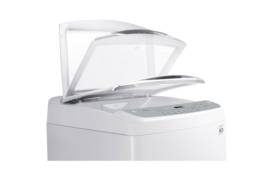 LG غسالة تحميل علوية، 12 كجم، تحكم ذكي في العاكس، حركة ذكية، تقنية ™TurboDrum™، Smart Diagnosis, T1266NEFT, thumbnail 5