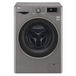 غسالة تحميل أمامي 9 كجم، محرك الدفع المباشر 6 حركات، إمكانية إضافة قطع الغسيل، ™Smart Diagnosis2