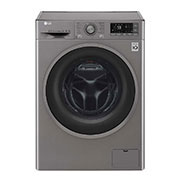 LG غسالة تحميل أمامي 9 كجم، محرك الدفع المباشر 6 حركات، إمكانية إضافة قطع الغسيل، ™Smart Diagnosis, F4J7FNP8S, thumbnail 1