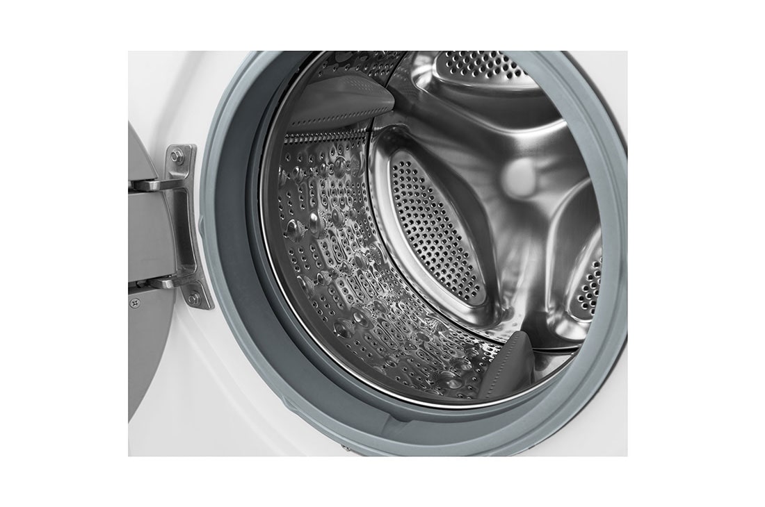 LG غسالة تحميل أمامي 8 كجم، محرك الدفع المباشر 6 حركات، تقنية العمل بالبخار، ™Smart Diagnosis, FH4G7TDY0, thumbnail 4