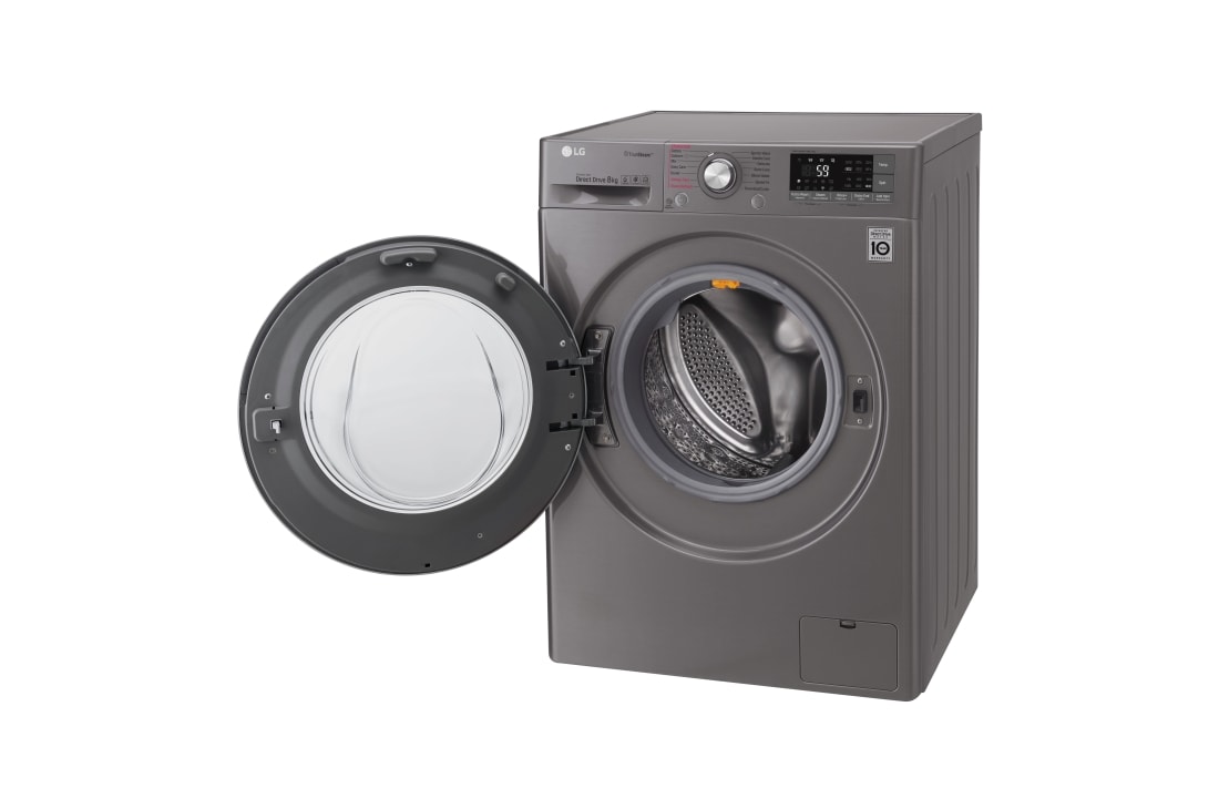 LG  غسالة ومجففة، 5/8 كجم، محرك الدفع المباشر 6 حركات، إمكانية إضافة قطع الغسيل، TrueSteam™، ThinQ, F4J7THP8S, thumbnail 15