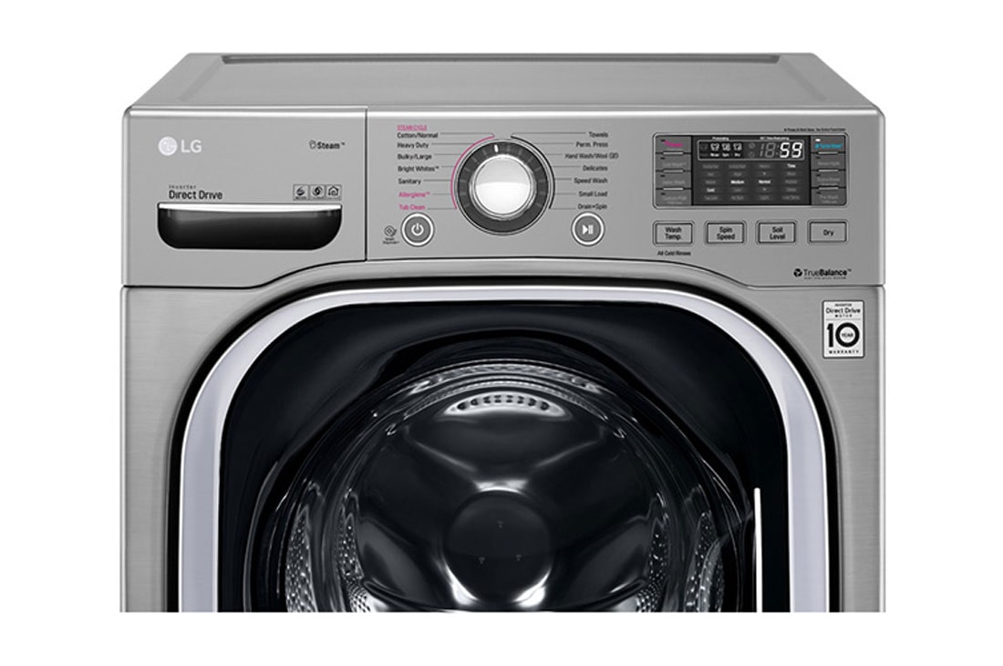 LG إل جي ™TWINWash ، غسالة ومجففة، 23.5/11 كجم، محرك الدفع المباشر 6 حركات، تقنية ™TrueSteam، تقنية ThinQ, F0K1CHK2T2_FF70E1UDNK12, thumbnail 4