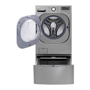 LG إل جي ™TWINWash ، غسالة ومجففة، 23.5/11 كجم، محرك الدفع المباشر 6 حركات، تقنية ™TrueSteam، تقنية ThinQ, F0K1CHK2T2_FF70E1UDNK12, thumbnail 7