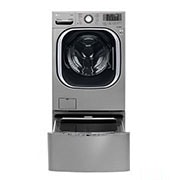 LG إل جي ™TWINWash ، غسالة ومجففة، 23.5/11 كجم، محرك الدفع المباشر 6 حركات، تقنية ™TrueSteam، تقنية ThinQ, F0K1CHK2T2_FF70E1UDNK12, thumbnail 1