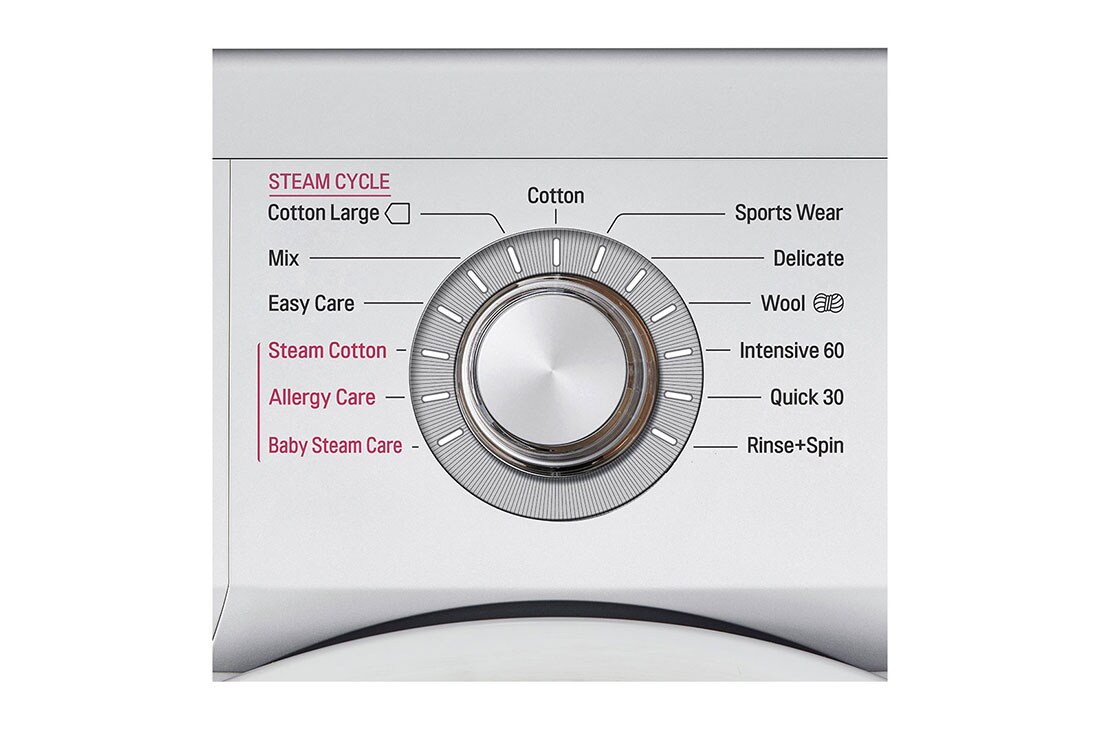 LG غسالة تحميل أمامي 8كجم، محرك الدفع المباشر 6 حركات، تقنية العمل بالبخار, FH4G7TDY5, thumbnail 8