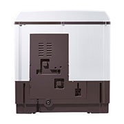 LG غسالة ذات حوض مزدوج، 14 كجم، بخاخ دوار، 3 برامج للغسيل، مرشح نسالات, P1860RWN, thumbnail 10