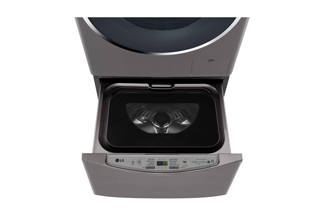 LG إل جي ™TWINWash ، غسالة ومجففة، 7/12.5 كجم، محرك يعمل بالدفع المباشر 6 حركات، تقنية ™TrueSteam، تقنية ThinQ, F4J8JHP2SD_F8K5XNK4, thumbnail 3