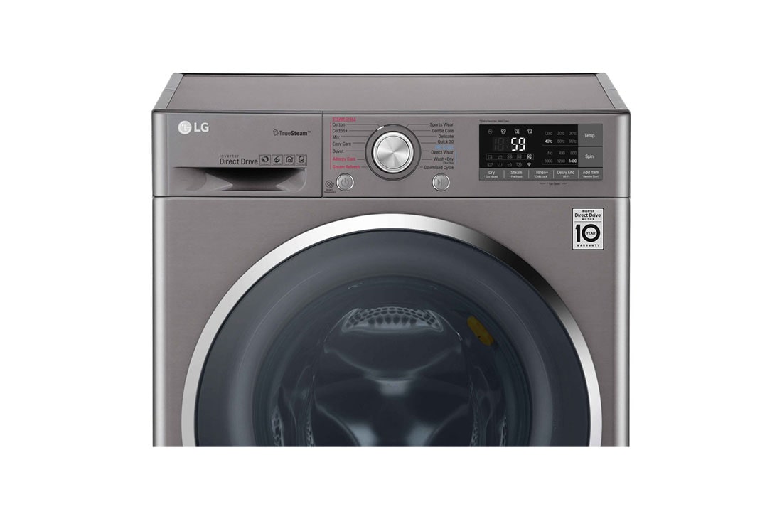 LG إل جي ™TWINWash ، غسالة ومجففة، 7/12.5 كجم، محرك يعمل بالدفع المباشر 6 حركات، تقنية ™TrueSteam، تقنية ThinQ, F4J8JHP2SD_F8K5XNK4, thumbnail 4